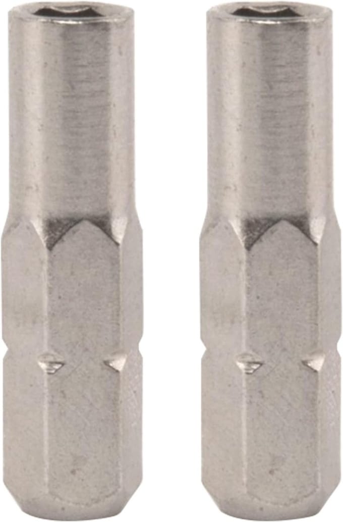 Hex schroevendraaier bits met adapter 1/4 inch, magnetisch, 6.35mm naar 4mm converter, perfect voor klussen