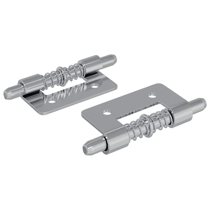 vidaXL Latch 2 st zilver 46 x 17 x 1,2 mm Staal