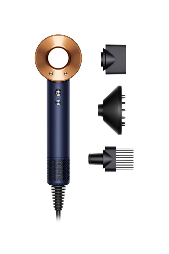 Dyson Sèche-cheveux Dyson Supersonic™ - cheveux bouclés à frisés (Bleu de Prusse/Cuivré)