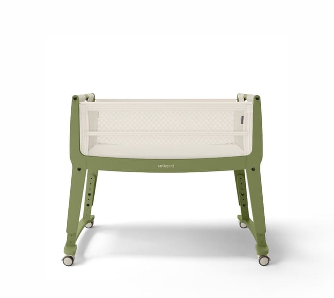 Snuz Bedside Crib SnuzPod Studio Tokyo Matcha