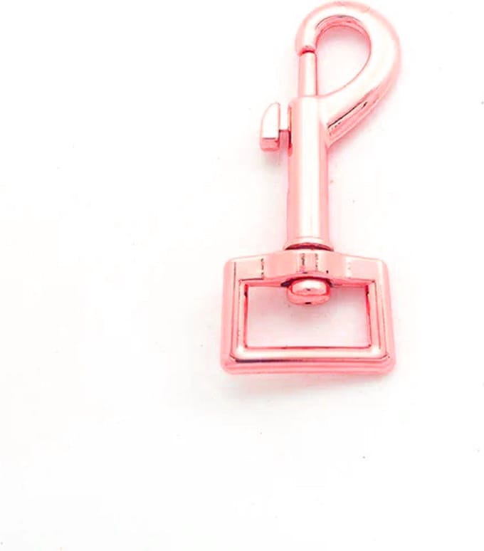 Musketonhaak - 73mm - Draaibaar - Rose gold