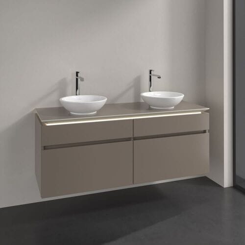 Villeroy & Boch Legato vanity unit 140 cm with LED lighting B592L0PN