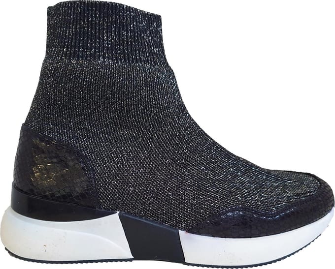 La strada 1807432 4501 Knitted Black maat 40
