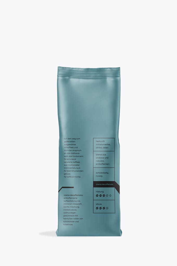 Caffè di Monte Crema Decaffeinato 250g