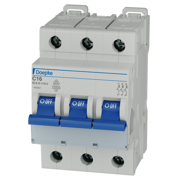 Doepke DLS 6I C16 3-Pool 10kA Aardlekschakelaar - 09916293