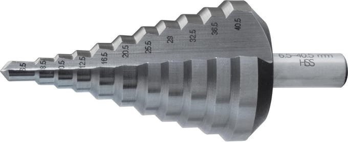 SW-Stahl 82418L HSS-stappenboor 6,5-40,5 mm HSS