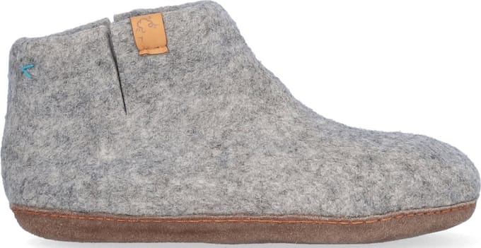 Tofvel - Mula Wolvilt Sloffen Marbled Light Grey - Maat 35