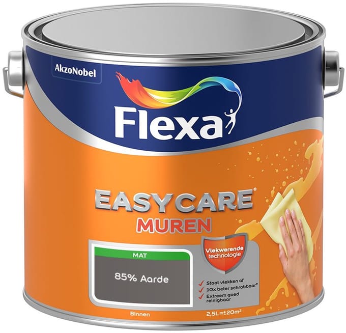 Flexa - Easycare Muren - 85% Aarde - Mengverf - 2,5 L