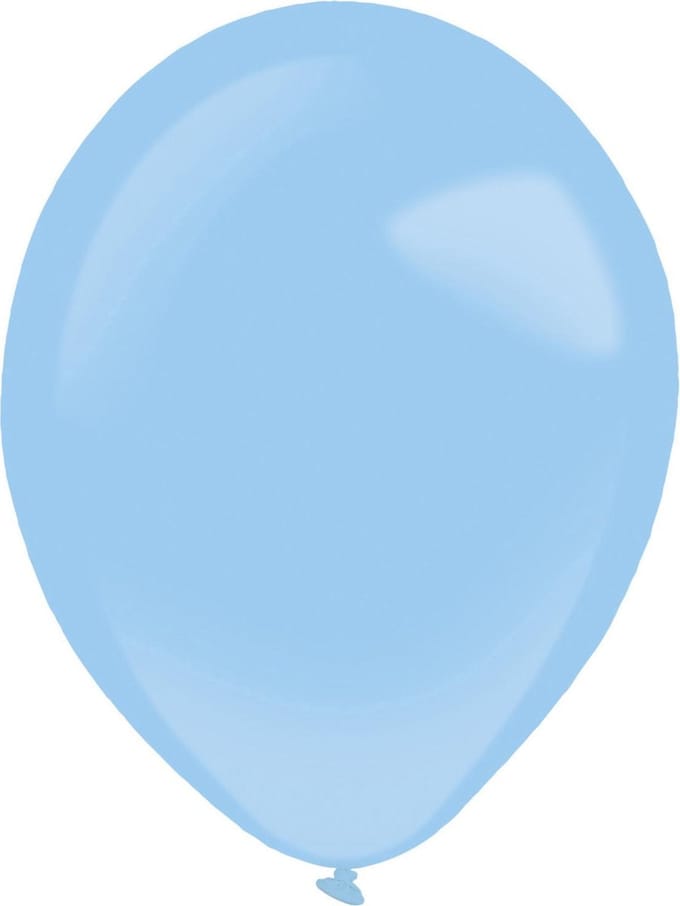 Amscan Ballonnen 35 Cm Latex Pastelblauw 50 Stuks
