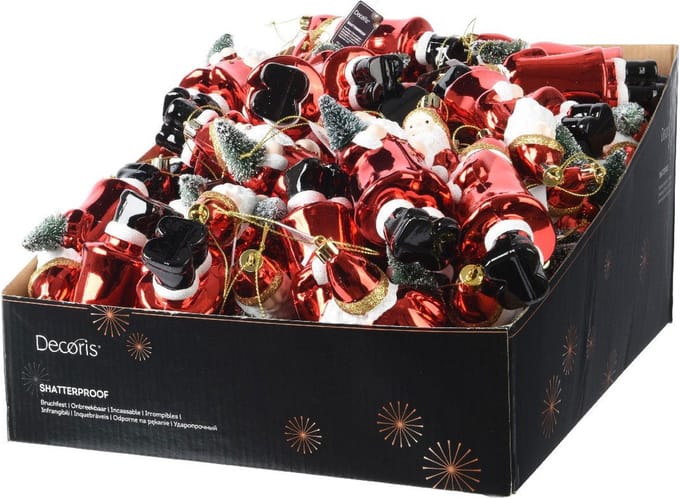 Kersthanger Kerstman kunststof 15cm