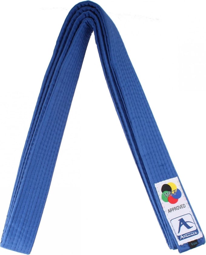 Arawaza Kumite Competitieband Blauw Maat 290