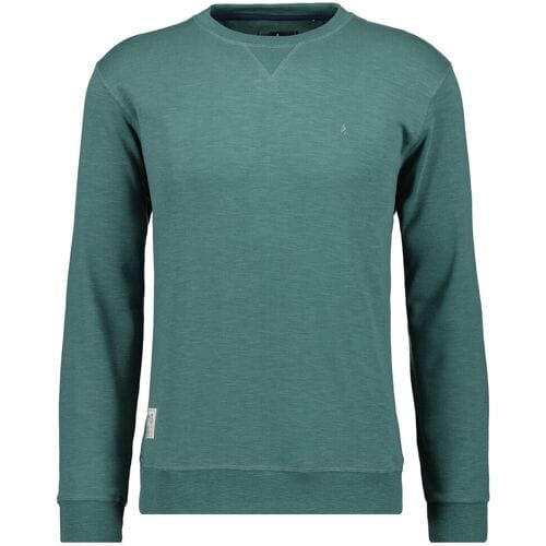 Ragman Trui Sweat Tow-Tone Look Slub Jersey Groen / male
