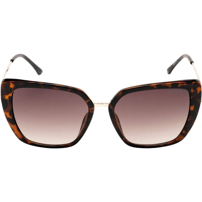 Guess Cat Eyes Bruine Gradiënt Lens Donker Havana Bruine Zonnebril