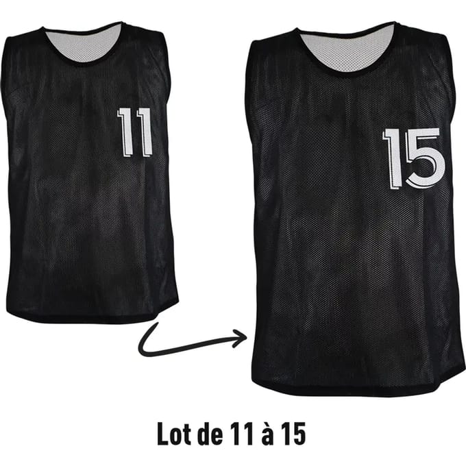 Omkeerbare stola's met nummers (N° 11 tot 15) Sporti (x5)