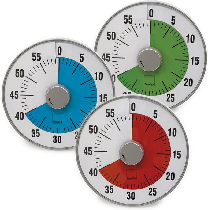 TimeTex Timer 60 min Geluidloos - L (19cm) Groen