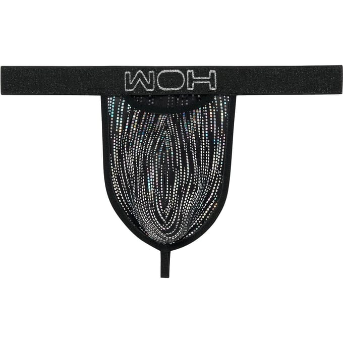 WOH heren microfiber G-string pure seduction zwart