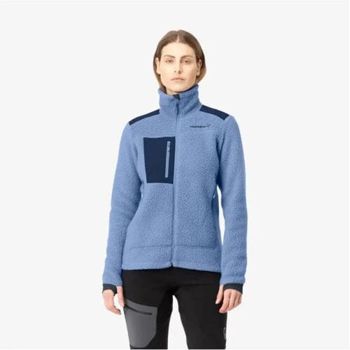 Norrøna Norrona Women's Trollveggen Thermal Pro Jacket (Maat - L, Kleur - Infinity)