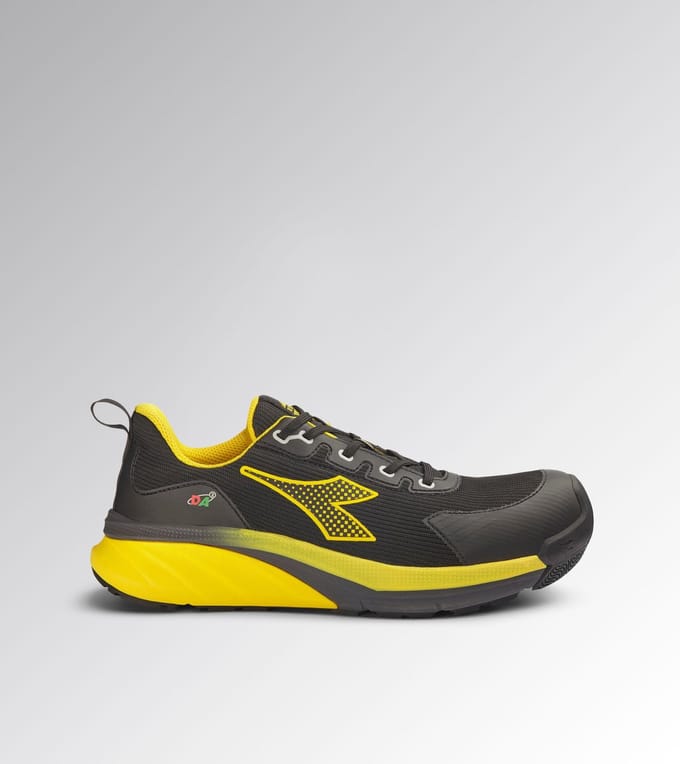 Diadora VORTEX DA2 LOW S3S BLACK /YELLOW CROMS 46