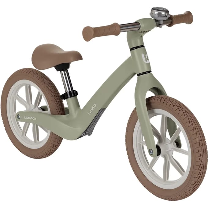 Kikkaboo Lanser Loopfiets - Legergroen