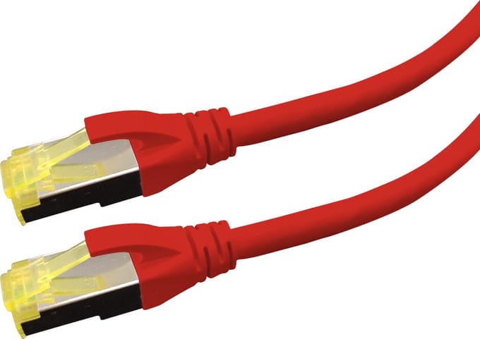 LOGON PREMIUM APR6A200R netwerkkabel Rood 20 m Cat6a S/FTP (S-STP)