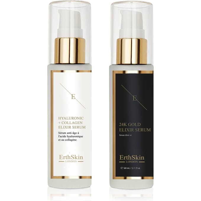 ANTI-WRINKLE ELIXIR SERUM 24K GOUD - 60ml + Hyaluronzuur & Collageen Serum - 60ml