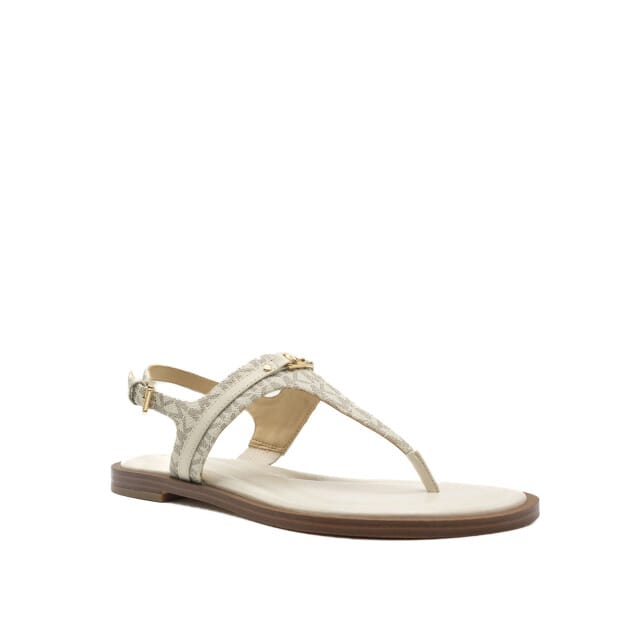 Dames Sandalen Michael Kors Mandy Thong Sandal Cream Beige - Maat 41