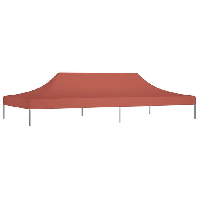 vidaXL - Partytentdak - 270 - g/m² - 6x3 - m - terracotta