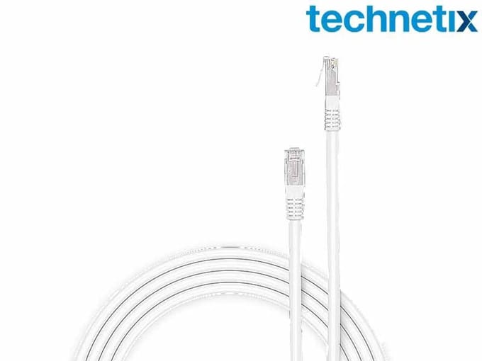 CAT 6 Netwerkkabel, UTP, CU, gold plated connectoren - 2 meter