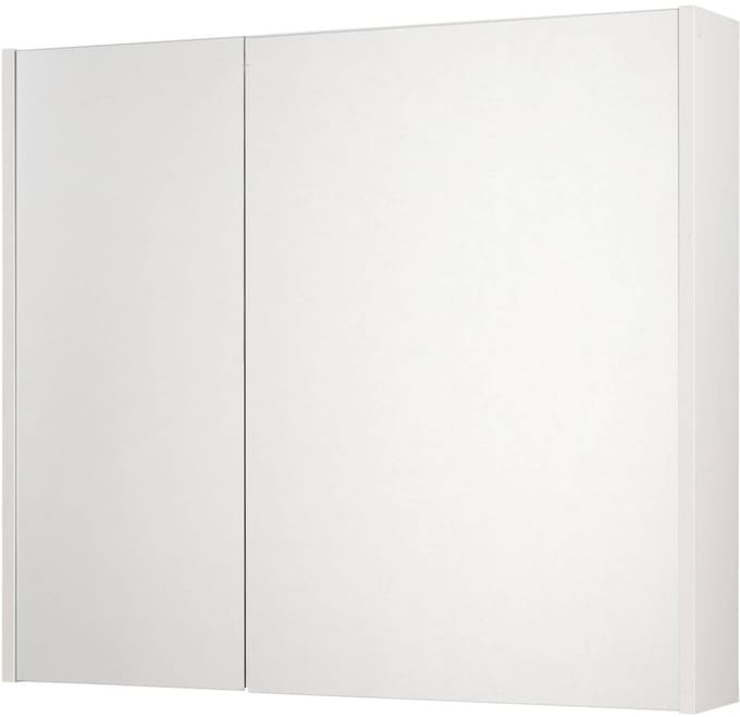 Saqu spiegelkast 80x70x14cm glanzend wit