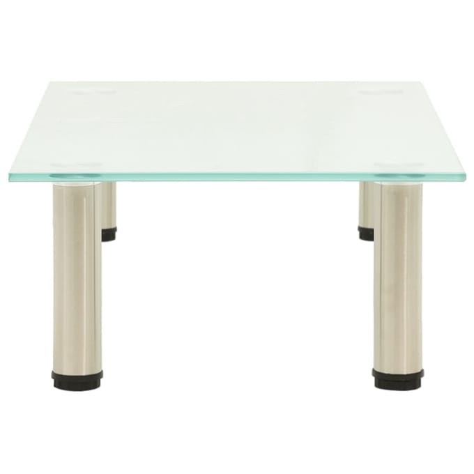 vidaXL - Tv-meubel - 60x35x17 - cm - gehard - glas - mat