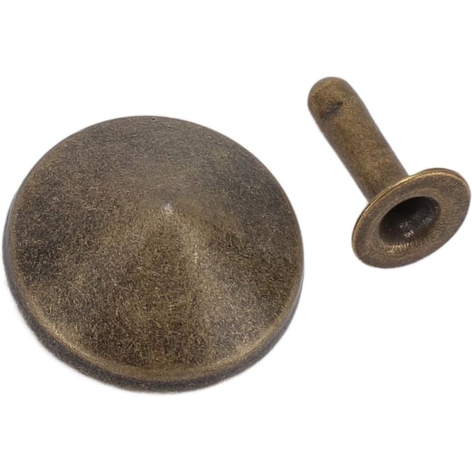 18mm Leren Klinknagels Kit Roestvrij Kleurecht Duurzaam IJzeren Klinknagel Stud DIY Leren Klinknagel Accessoires antieke bronskleur