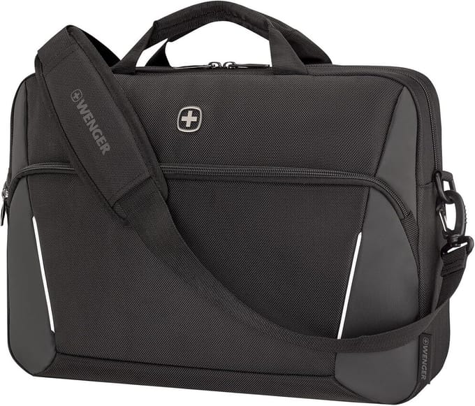 Compacte Laptoptas 16 Inch voor Heren en Dames - Zwart