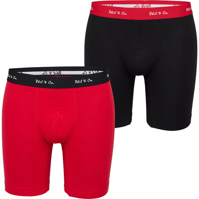Retro Boxer Long Boxer 2-Pack
