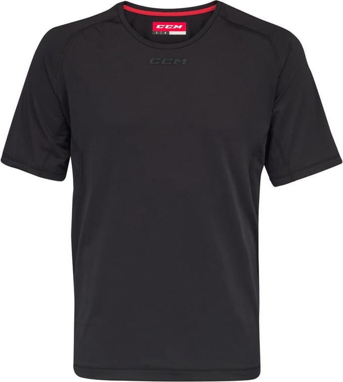 CCM - Team Training T-shirt - Korte mouw - Volwassenen - Zwart - S