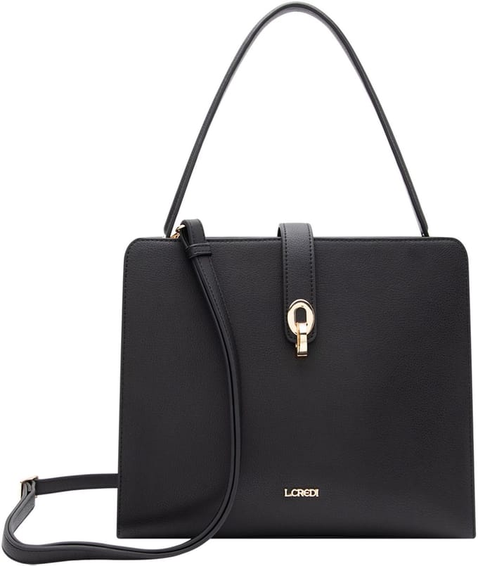 L.CREDI schoudertas Petronella Shoulder Bag Black zwart