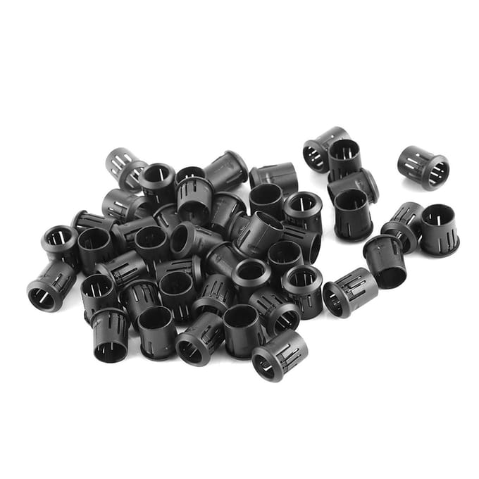10mm LED 50 stuks Lampvoet Diodehouder Nylon Zwart Clip Bezel Montage Nuttig