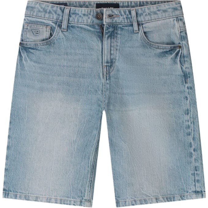 Ballin - Junior The Kyle Loose Fit Short - Denim Mid Blue - Maat 176