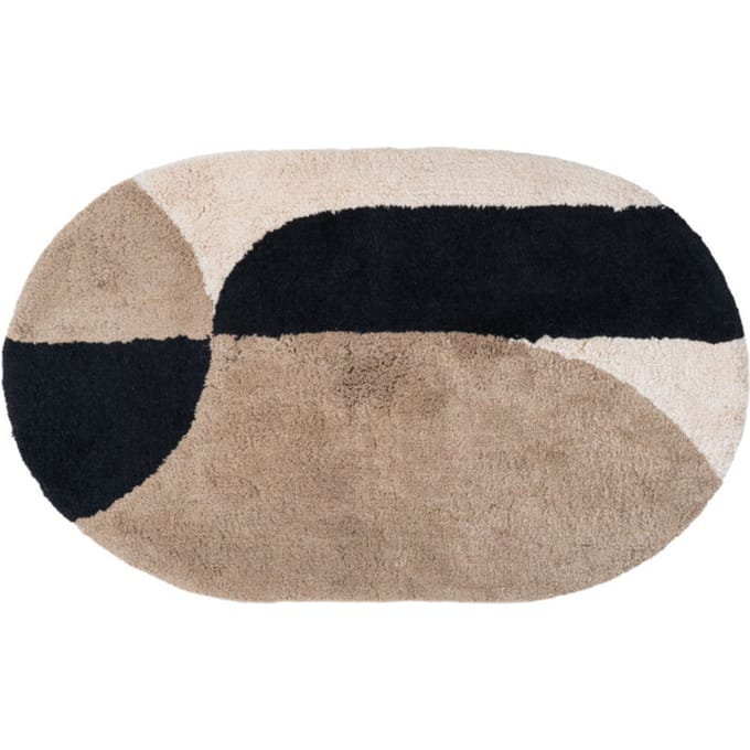 Veer Carpets Badmat bowie ovaal 60 x 100 cm