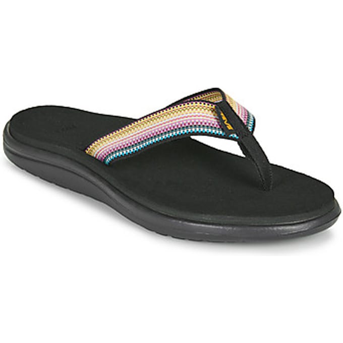 Teva W VOYA FLIP Dames Slippers - ANTIGUOUS Zwart MULTI