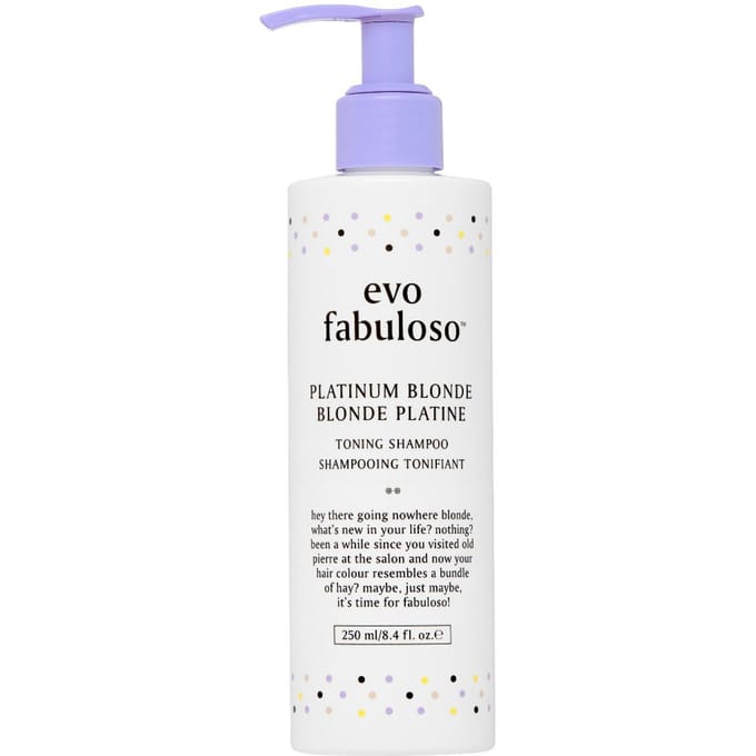 Evo Fabuloso Toning Shampoo Platinum Blonde 250ml
