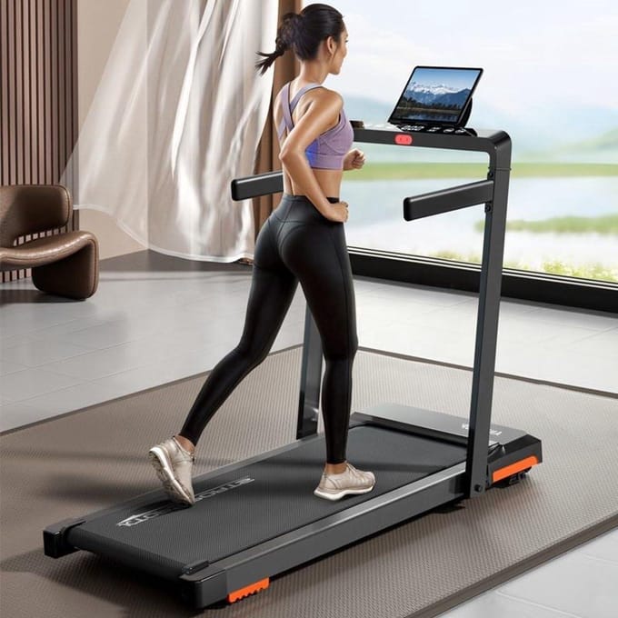 Draagbare Elektrische Loopband – loopband- Mini Loopband Onder Bureau 1–8 km/h
