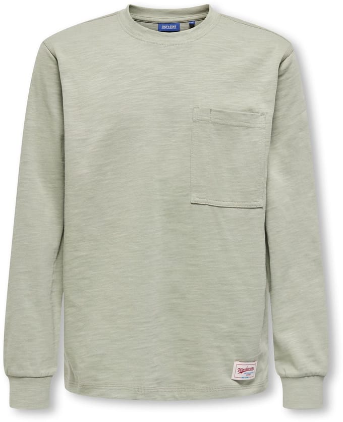 ONLY&SONS - OSJMACKEY REG LS LOGO TEE JRS - Jongens - Lange mouwen shirts