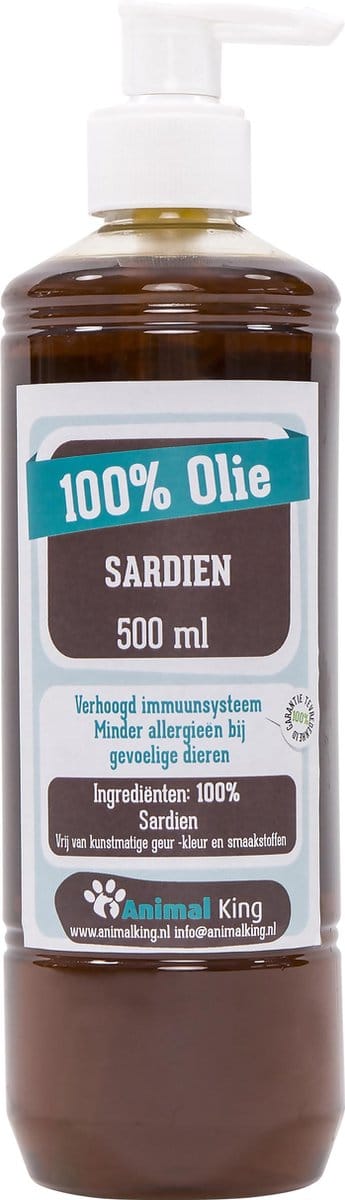 Sardienolie- 500ml-hond-Animal King