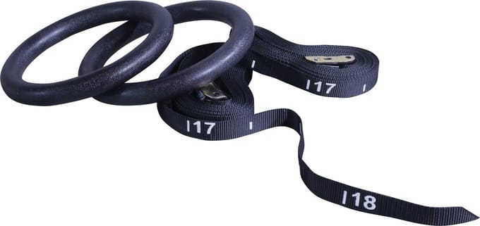 Lifemaxx Crossmaxx ABS Crossfit Ringen - Inclusief Straps