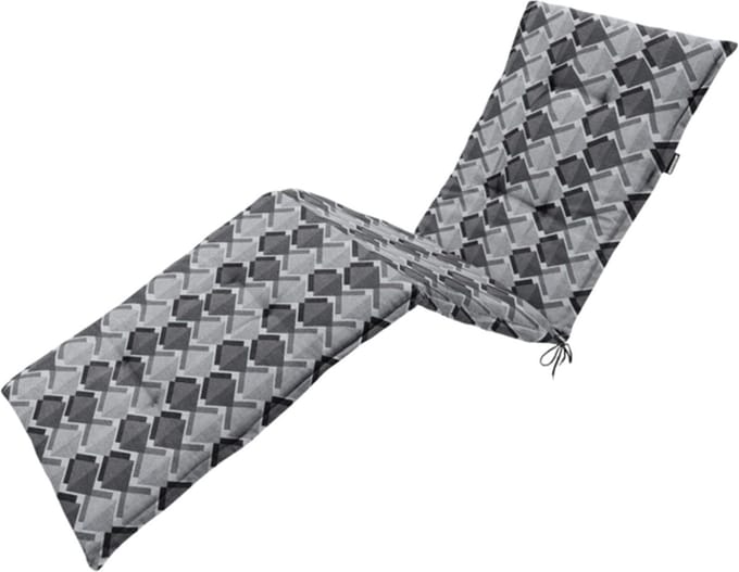 Madison - Tuinkussen - Ligbedkussen - 200 x 65cm - Siem Grey - Grijs