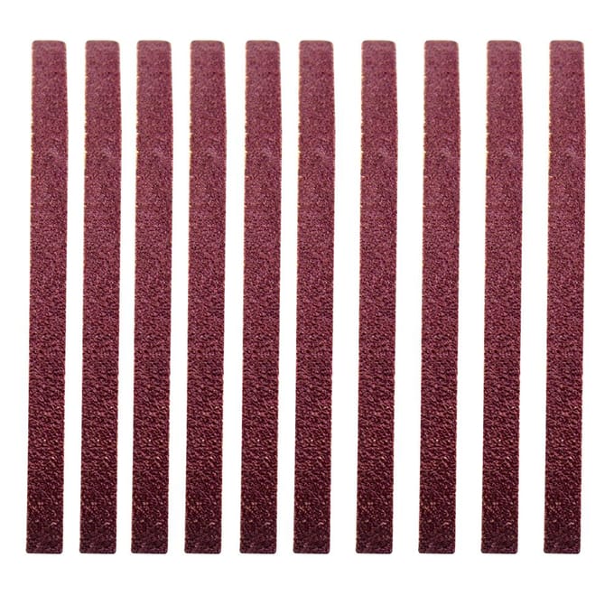 10 stuks schuurbandenset 60-1000 korrel slijpen en polijsten vervanging voor haakse slijper 25 * 330mm
