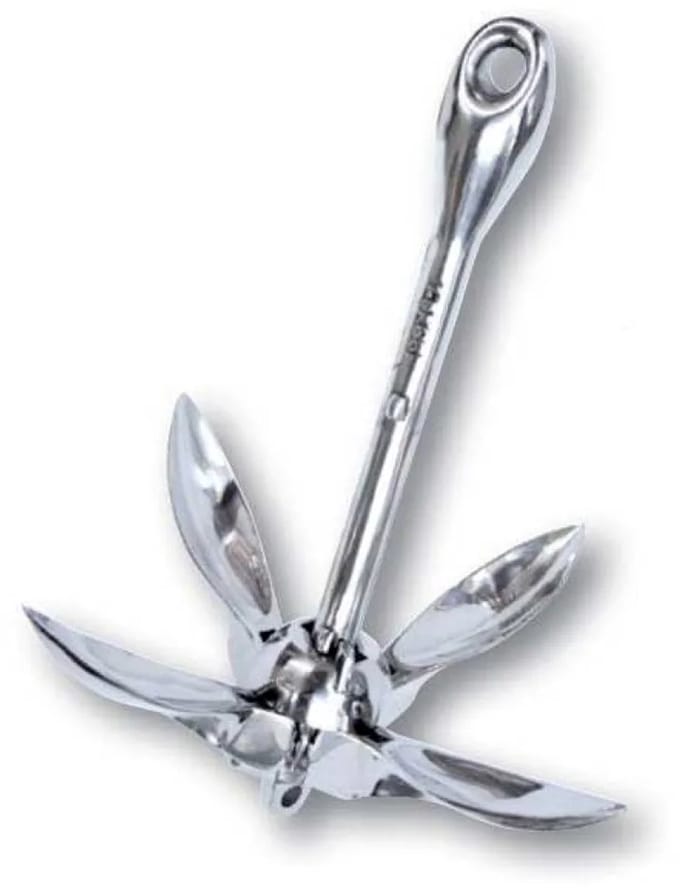 Lalizas Folding anchor,galvanized 3.2 KG