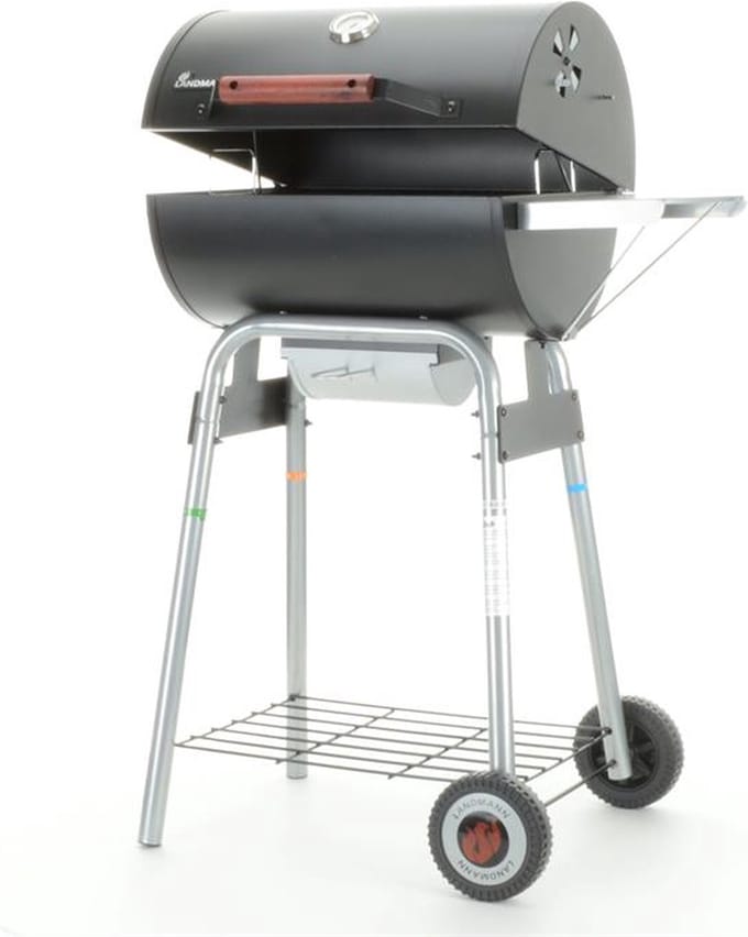 Landmann Black Taurus 440 Houtskoolbarbecue - Robuust Design - Groot Grilloppervlak