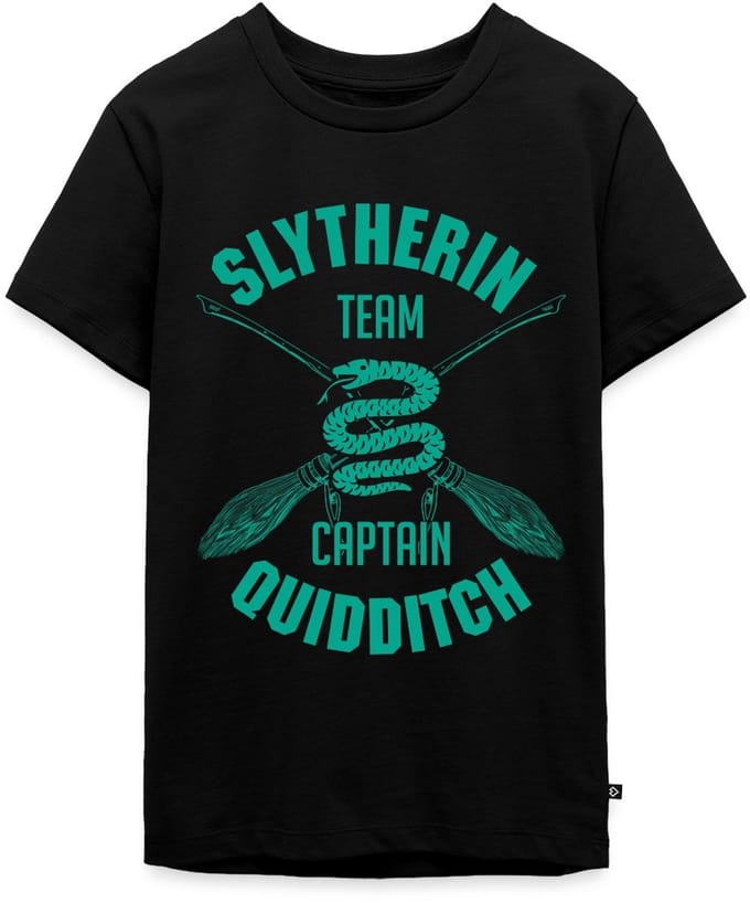Harry Potter Slytherin Team Captain Quidditch Premium T-Shirt Tiener