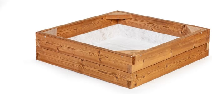 WITBOSCH - Zandbak - 107 x 107 x 25 cm - Duurzaam design - Thermowood